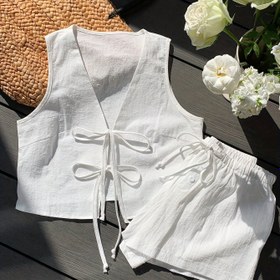 Resim Kadınlar İçin Şık Yelek Pantolon Takımı 