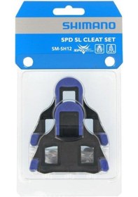 Resim Shimano SM-SH12 Spd Sl Cleat Set Mavi 2 Derece Yol Pedal Kali 