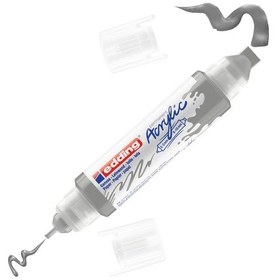 Resim Edding 5400 3D Double Liner Akrilik Boyama Markörü 5-10 Mm Gümüş 