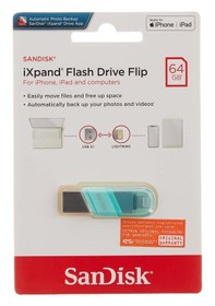 Resim Sandisk Ixpand Flash Drive Flip 64Gb, Mint Color 