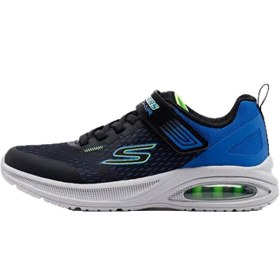 Resim Skechers Microspec Max Advance Squadpacer Erkek Çocuk Siyah Günlük Ayakkabı 