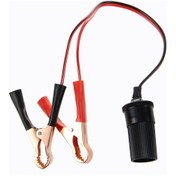 Resim 12v Ette Soketli Uzatma Kablosu Klipsi 