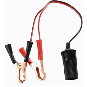 Resim 12v Ette Soketli Uzatma Kablosu Klipsi 