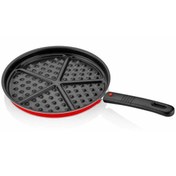 Resim Redio Waffle Tava 26 Cm Tak-çıkar Saplı Kırmızı Redio Waffle Tava 26 Cm Tak-çıkar Saplı Kırmızı