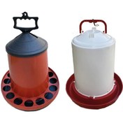Resim Tavuk Suluğu 10 Litre Ve 10 Litre Tavuk Yemliği 