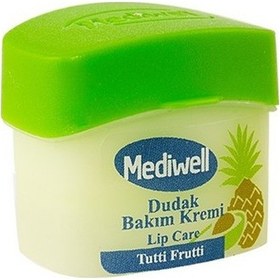 Resim Mediwell Tutti Frutti Aromalı Dudak Bakım Kremi 