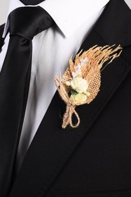 Resim Esgue Yaka Çiçeği Bej 