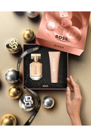Resim BOSS The Scent For Her EDP 50 ml Parfüm + EDP 75 ml Vücut Losyonu Kadın Parfüm Seti 