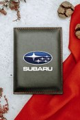 Resim HEDİYEDİYE Subaru Ruhsat Kılıfı Siyah Ruhsat Kabı 