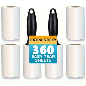 Resim Ultra Yapışkan Lint Roller, Evcil Hayvan Tüylerini Gidermek İçin İdeal - Mobilya, Giyim ve Halılar İçin | Evcil Hayvan Tüylerini Temizlemek İçin Aracı 