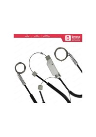 Resim Audi A5 Sportback 2008-2017 İçin Arka Sağ veya Sol Cam Kriko Seti 