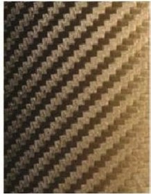 Resim Altın Karbon Folyo Havakanallı 152 cm x 5 mt 