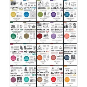 Resim Say Yayınları 101 Serisi 20 Kitap Set (Evren 101, Yatırım 101, Ekonomi 101, Felsefe 101, Mitoloji 101, Dünya Tarihi 101) 