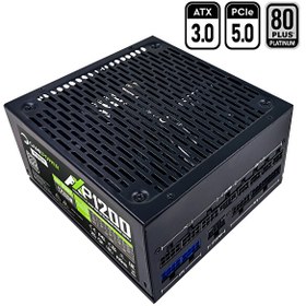 Resim Gamepower AXP-1200 14CM 80+ Platinum ATX3.0 PCI-e5.0 1200W Power Supply 