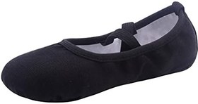 Resim Bale ayakkabısı, kız, deri bale ayakkabısı, jimnastik ayakkabısı, bölünmüş deri tabanlı dans ayakkabısı, çocuklar ve yetişkinler için 