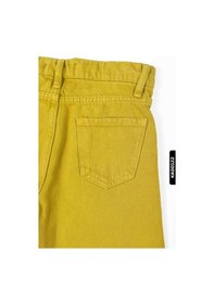 Resim Nk Kids Xo Kids Geniş Paçalı Kemerli Yarım Fermuarlı Kız Çocuk Pantolon 8-14 Yaş 55706 Yeşil 