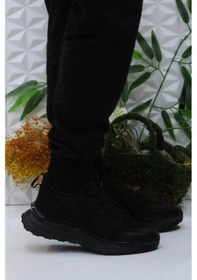 Resim Hammer Jack 24822 Siyah Rahat Hafif Hakiki Deri Erkek Ayakkabı Siyah 