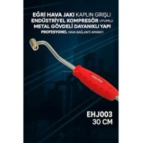 Resim Hava Jakı, Kaplin Girişli, Endüstriyel, Kompresör Uyumlu, Metal Gövdeli, Dayanıklı Yapı, Profesyonel, Hava Bağlantı Aparatı, 30 Cm, EHJ003 