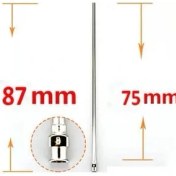 Resim Mingjin Shop 1 75 mm Kanül Uzun Tarzı 17G 1 Adet Veya Kanül Uzunluğu Dağıtım Iğnesi (8G,10G,12G,14G...27G Isteğe Bağlı) - Künt Uç, Tamamı Metal (Yurt Dışından) 