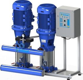 Resim Sumak SHT 24 B 550/4 Düşey Milli Kademeli Çift Pompalı Hidrofor 