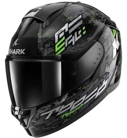 Resim Shark Rıdıll 2 Molokai Mat Yeşil Siyah Kapalı Kask Siyah- Yeşil 