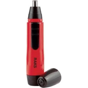 Resim Kırmızı Renkli Burun, Kulak ve Yanak Kıl Temizleme Cihazı, Pratik ve Güvenli Kullanım 