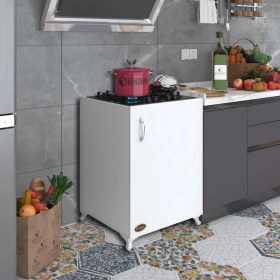 Resim Kenzlife ocak dolabı benek byz 85*60*56 hazır mutfak ankastre gömme ocak için arkalıksız 