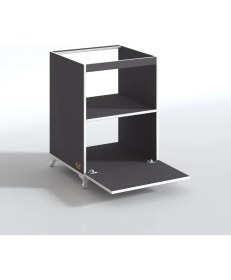 Resim Kenzlife ocak dolabı demi gri 85*60*57 mutfak modül mini fırın ankastre ocak için 