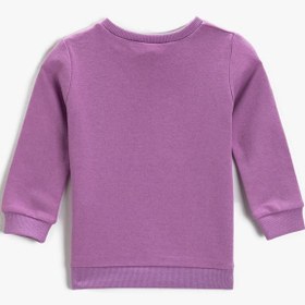 Resim Kız Bebek Baskılı Sweatshirt 