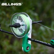 Resim 1 adet BILLINGS Taşınabilir Olta Sarıcı, ABS Malzeme, Tamamen Su Geçirmez, Spinning & Baitcasting Makaraları için Makine, Sazan Balıkçılık Ekipmanı, BILLINGS 