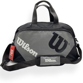 Resim Wilson Spor Çantası Ayakkabı Bölmeli Gri Renk Spor Ve Seyahat Çantası 