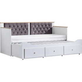 Resim Setay Alaçatı Divan Karyola Çekmeceli Açılır Çift Kişilik Karyola + Soft Yatak 