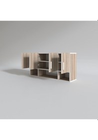 Resim Kenzlife hazır mutfak severus crd 060*120*22 mutfak banyo dolabı kapaklı raflı 