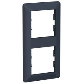 Resim Schneider Electric Asfora Plus EPH5810271 İkili Dikey Çerçeve Antrasit 