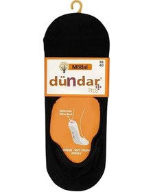 Resim Dündar Çorap Dündar Plus 6913 Bayan Modal Silikonlu Babet Çorap 6 Adet 001 