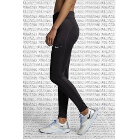 Resim Nike Fast Running Leggings Full Length Leggings 3 Cepli Toparlayıcı Tam Boy Siyah Tayt 