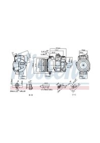Resim Mercedes Glk 220d Klima Kompresoru 2011-2015 Nıssens 890696 