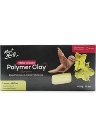 Resim Mm Make N Bake Polimer Kil Signature 400g - Lemon Yellow 