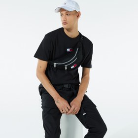 Resim Tommy Hilfiger TJM Heritage Erkek Siyah Bel Çantası 