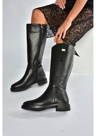 Resim Fox Shoes V973000809 Siyah Klasik Kadın Çizme Siyah 