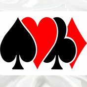 Resim Keyf'ince Shopping İskambil Kağıdı Sembolleri Tarza Özel Pleksi Panjur Arması - 1 I Universal Vidalı Oto Panjur Süsü I Araba Panjur Süsü 