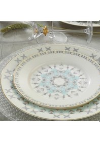 Resim Kütahya Porselen 62 Parça Bone Kalıpso Yemek Takımı 11403 