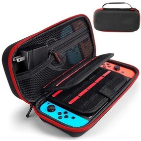 Resim Lemestar Nintendo Switch Taşınabilir Sert Kılıf Çantası - 10 Oyun Yuvası Ve Aksesuar Cebi İle Korumalı 