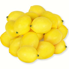 Resim 10 yapay limon, sahte meyve kaseleri, yaz partileri, çiçek süslemeleri için kullanılan plastik sahte sarı limonlar 