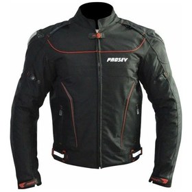 Resim Motoanl Motosiklet Montu Reflektörlü 4mevsim Maxdura Kumaş Hörgüçlü Mont Siyah 