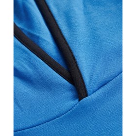 Resim Skechers Lightweight Fleece Two Yarn B Sleeveless Hoodie Sweatshirt Büyük Erkek Çocuk Mavi Sweatshirt Sk241119-400 