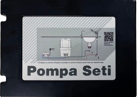 Resim Watermelon Su Arıtma Cihazlarına Uyumlu Kutu Pompa Seti - 75 GPD, 24V, Kolay Kurulum 