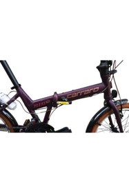 Resim Carraro 2022 Flexi 121 V-fren 35 Cm Katlanır Bisiklet Viola Bakır 