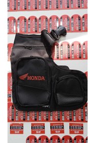 Resim Dainese Motosiklet Bacak Çantası Honda Reflektörlü Kırmızı Renk 2 Cepli 