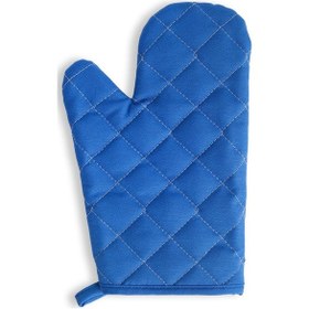 Resim Yanmaz Ve Isıya Dayanıklı Fırın Eldiveni 2 Eldiven Mavi 